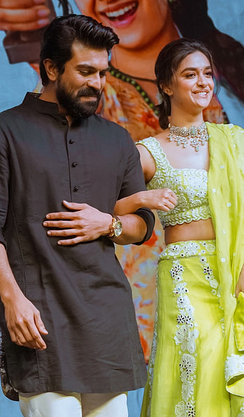 Ram Charan, love, couple, keerthysuresh, keerthi, keerthy, ramcharan, ram_charan, keerthisuresh HD phone wallpaper