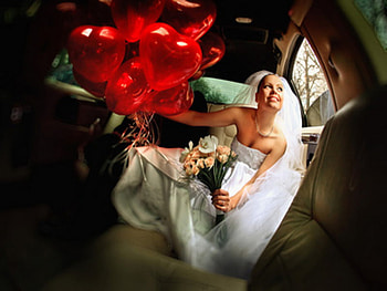 Bride, love, hearts, moment, happy, woman HD wallpaper
