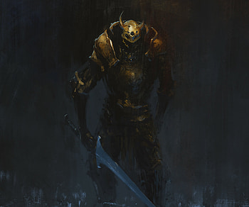dark, warrior HD wallpaper