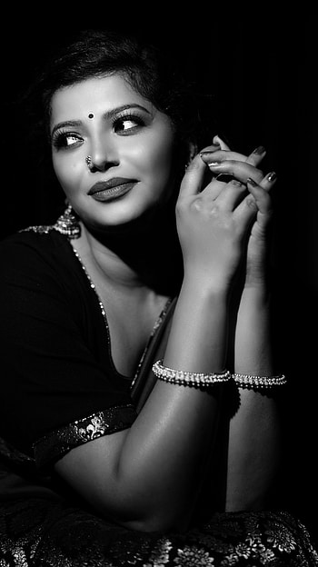 Disha poovaih, kannada actress, beautiful HD phone wallpaper