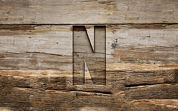 Netflix wooden logo, , wooden backgrounds, social networks, Netflix logo, creative, wood carving, Netflix HD wallpaper