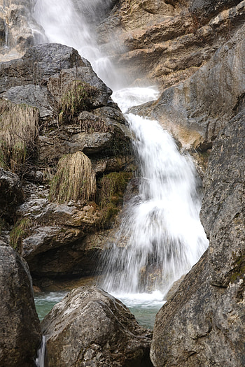 Nature, Stones, Rocks, Waterfall, Spray, Flow, Stream HD phone wallpaper