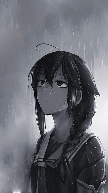 Depressing, Anime, Sad Girl HD phone wallpaper