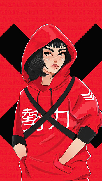 Tokyo Money Heist, Ursula Corbero, Cartoon HD phone wallpaper