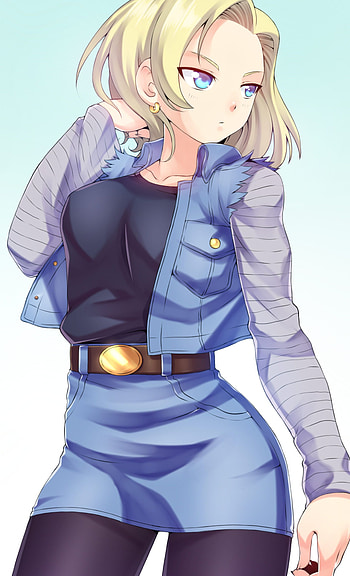 Android 18, Dragon Ball, Anime, Pin HD phone wallpaper
