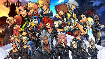 Sora, Kairi, Goofy, Mickey Mouse, Kingdom Hearts, Dual screen HD wallpaper