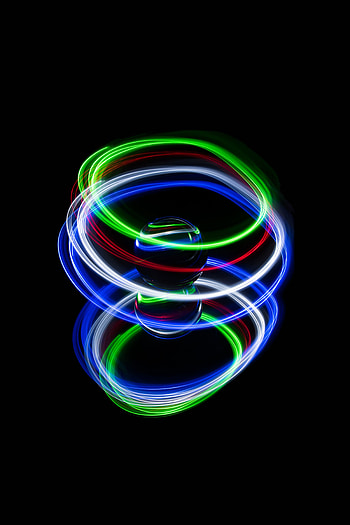 Dark, Circles, Miscellanea, Miscellaneous, Neon, Glass, Ball HD phone wallpaper