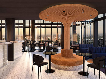 Southbank's new sky bar, Dining in the clouds, Night views, Rooftop experience HD wallpaper