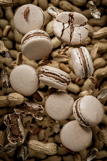 Food, Desert, Nuts, Brown, Cake, Macaroni, Pasta HD phone wallpaper