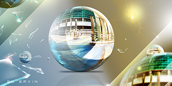 ORBS, ps, ervin, flares, abstract, cg, 3d, glass HD wallpaper