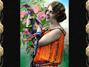A Unknown Model28, colorized, ad, vintage, A Unknown Model HD wallpaper