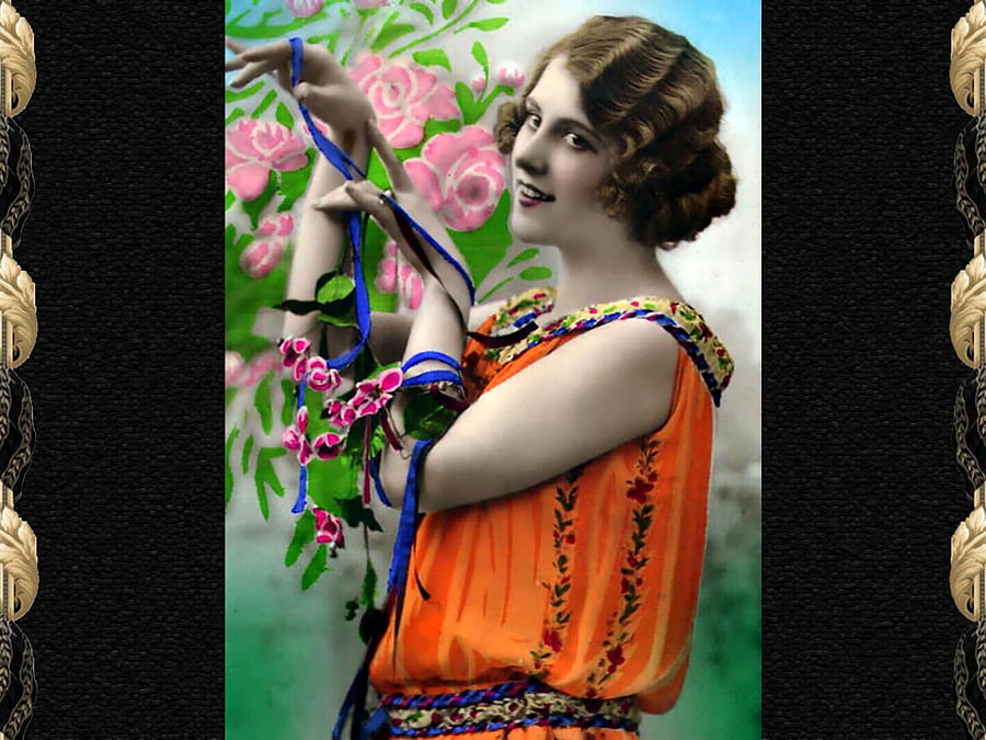A Unknown Model28, colorized, ad, vintage, A Unknown Model HD wallpaper
