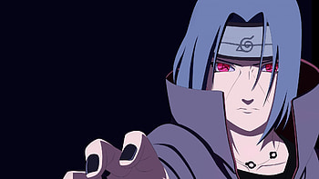 naruto, uchiha itachi, mangekyou sharingan HD wallpaper