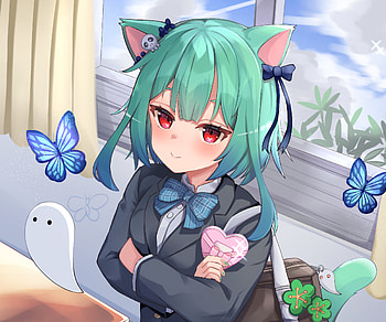 Uruha Rushia, hololive, Uruha Rushia, Anime, Virtual Youtuber HD wallpaper