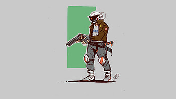 Cyberpunk Robocop, artist, artwork, digital-art, cyberpunk, artstation HD wallpaper