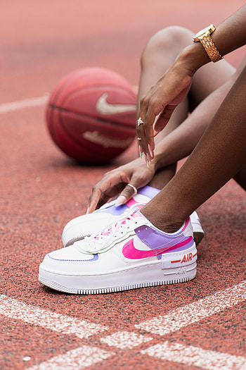 Basketball, Miscellanea, Miscellaneous, Sneakers, Hands, Girl HD phone wallpaper