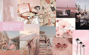 aesthetic pastel pink. Aesthetic , Cute laptop , Laptop, Pastel Collage HD wallpaper