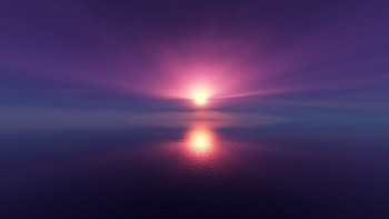 Golden Hour Reflection Minimalist, reflection, minimalism, minimalist, artist, artwork, digital-art, sunset HD wallpaper