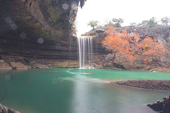 Hamilton Pool, fun, waterfall, cool, nature, lake HD wallpaper