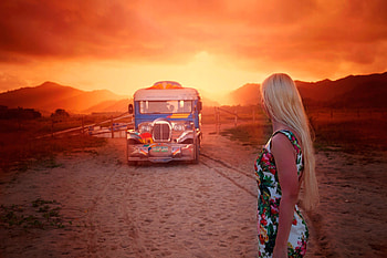 Blonde Model Outdoor, blonde, model, girls, outdoor HD wallpaper