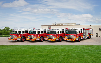 Pierce Impel Custom Pumper 1500, American Fire Trucks, Special Trucks, Pierce Impel, Fire Station HD wallpaper
