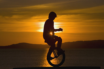Why ride a unicycle HD wallpaper