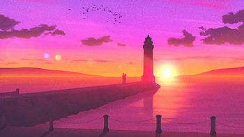 My Sunset With You, love, couple, synthwave, artist, artwork, digital-art HD wallpaper
