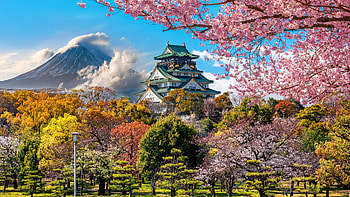 Osaka Castle Japan, , windows HD wallpaper