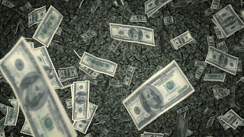 Falling Money HD wallpaper