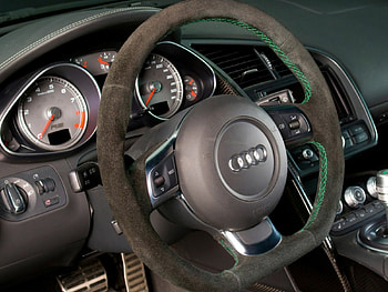 Audi R8 MTM V8 FSI 2008, r8, mtm, 2008, fsi, green, audi, v8 HD wallpaper