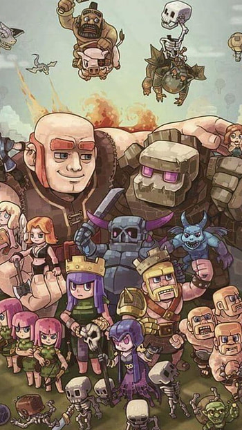 Coc, clas, clans HD phone wallpaper