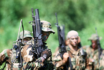 grenade launcher Â· colt commando HD wallpaper