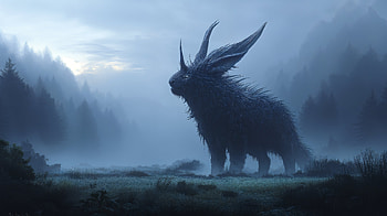 Majestic Fantasy Creature - Ultra, fantasy, creature, silhouette HD wallpaper