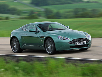 Nature, Cars, Side View, Speed, 2008, Aston Martin V8 Vantage HD wallpaper