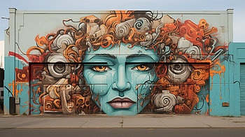 Vivid Urban Graffiti Artwork, artistic, graffiti HD wallpaper