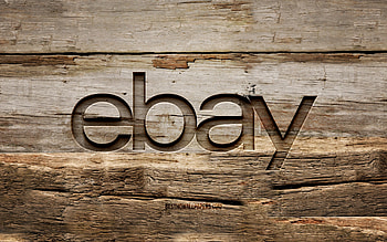 Ebay wooden logo, , wooden backgrounds, brands, Ebay logo, creative, wood carving, Ebay HD wallpaper
