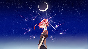 Minimal, Cinnabar, Houseki no Kuni, cute, red head HD wallpaper