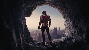 Iron Man in New York HD wallpaper
