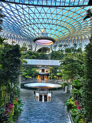 Singapore Changi International Airport, World-class aviation hub, Breathtaking terminals, Traveler's paradise HD phone wallpaper
