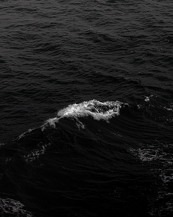 Nature, Sea, Waves, Bw, Chb, Foam HD phone wallpaper