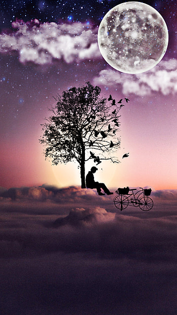 Alone world, Nature's beauty HD phone wallpaper