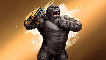 Godzilla X Kong The New Empire Artwork , godzilla-x-kong-the-new-empire, movies, 2024-movies, godzilla, kong, artwork, digital-art, artist HD wallpaper