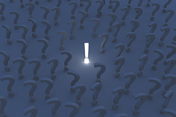 Signs, 3D, Question Mark, Exclamation Point HD wallpaper