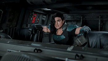 Gina Carano, Exit from Star Wars, Hollywood controversy, Actress's career HD wallpaper