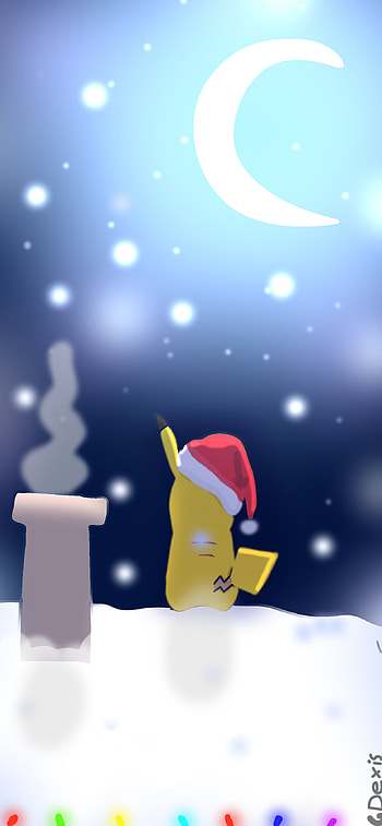 Pikachu christmas For, Christmas, Pikachu, Anime, Pokemon, anime christmas HD phone wallpaper