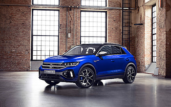 2022, Volkswagen T-Roc R, , front view, exterior, new blue T-Roc, crossover, new T-Roc 2022, VW T-Roc, German cars, Volkswagen HD wallpaper