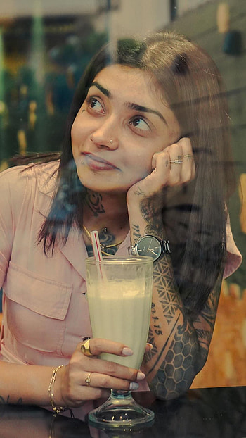 Vishwa Rathod, tiktok girl, inked HD phone wallpaper