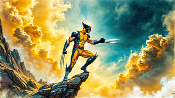 Legendary Wolverine , wolverine, superheroes, artwork, digital-art, ai, deviantart HD wallpaper
