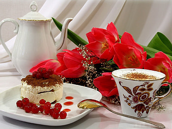 Food, Desert, Coffee, Cake, Foam, Meerschaum HD wallpaper