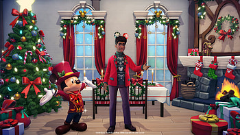 Disney Dreamlight Valley Christmas Celebration, video game, Disney Dreamlight Valley, Christmas Gaming HD wallpaper